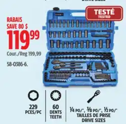 Canadian Tire Mastercraft Socket Set offer