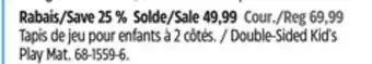 Canadian Tire Double-Sided Kid's Play Mat offer