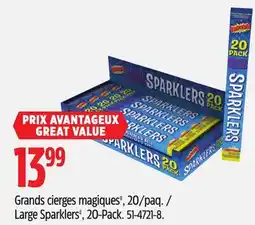 Canadian Tire Large Sparklers offer