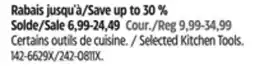 Canadian Tire Master Chef Kitchen Tools offer