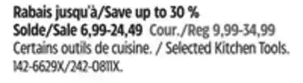 Canadian Tire Master Chef Kitchen Tools offer
