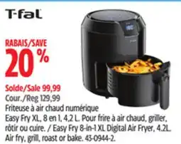 Canadian Tire Easy Fry 8-in-1 XL Digital Air Fryer, 4.2L. Air fry, grill, roast or bake offer