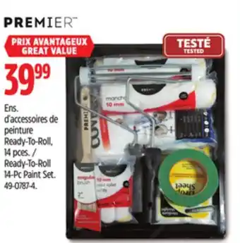 Canadian Tire Premier Ready-To-Roll 14-Pc Paint Set offer