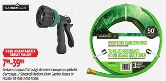 Canadian Tire Selected Medium-Duty Garden Hoses or Nozzle offer