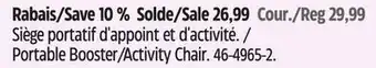 Canadian Tire Regalo Portable Booster/Activity Chair offer