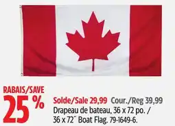 Canadian Tire 36 x 72˝ Boat Flag offer