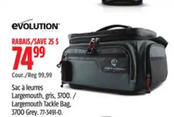 Canadian Tire Evolution Largemouth Tackle Bag, 3700 Grey offer