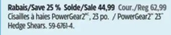 Canadian Tire FISKARS PowerGear2 23˝ Hedge Shears offer