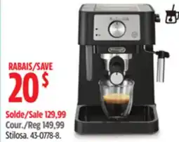 Canadian Tire DeLonghi Stilosa offer