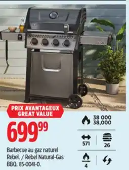 Canadian Tire Rebel Natural-Gas BBQ offer