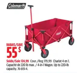 Canadian Tire Coleman 4-in-1 Wagon offer