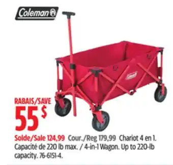 Canadian Tire Coleman 4-in-1 Wagon offer