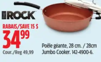 Canadian Tire The Rock 28cm Jumbo Cooker offer