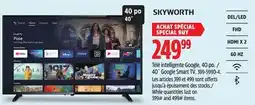 Canadian Tire 40˝ Google Smart TV offer