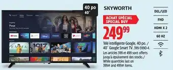 Canadian Tire 40˝ Google Smart TV offer