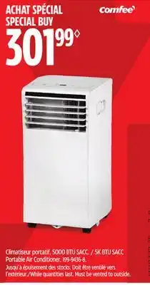 Canadian Tire Comfee 5K BTU SACC Portable Air Conditioner offer