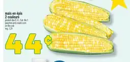 Marché Richelieu MAÏS EN ÉPIS 2 COULEURS | PEACHES AND CREAM CORN ON THE COB offer