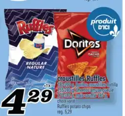 Marché Richelieu CROUSTILLES RUFFLES | RUFFLES POTATO CHIPS offer