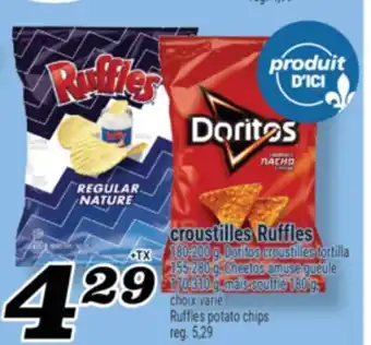 Marché Richelieu CROUSTILLES RUFFLES | RUFFLES POTATO CHIPS offer