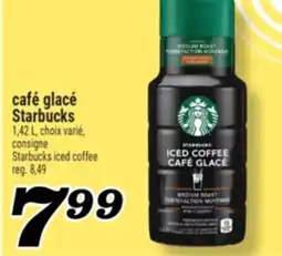 Marché Richelieu CAFÉ GLACÉ STARBUCKS | CONSIGNE STARBUCKS ICED COFFEE offer