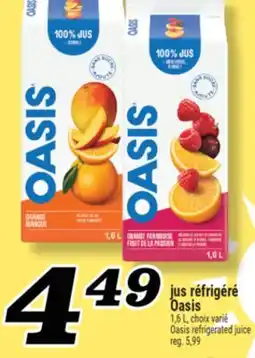 Marché Richelieu JUS RÉFRIGÉRÉ OASIS | OASIS REFRIGERATED JUICE offer