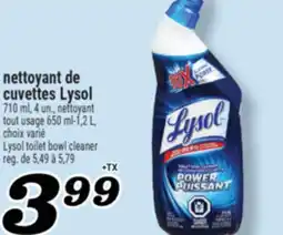 Marché Richelieu NETTOYANT DE CUVETTES LYSOL | LYSOL TOILET BOWL CLEANER offer