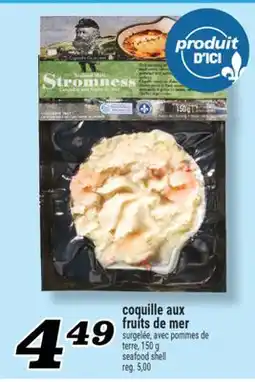 Marché Richelieu coquille aux fruits de mer | seafood shell offer