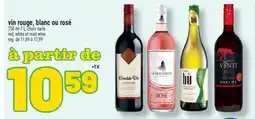 Marché Richelieu VIN ROUGE, BLANC OU ROSÉ offer