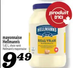 Marché Richelieu MAYONNAISE HELLMANN'S | HELLMANN'S MAYONNAISE offer