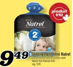 Marché Richelieu LAIT FINEMENT FILTRÉ NATREL | NATREL FINE-FILTERED MILK offer