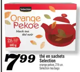 Marché Richelieu THÉ EN SACHETS SELECTION | SELECTION TEA BAGS offer