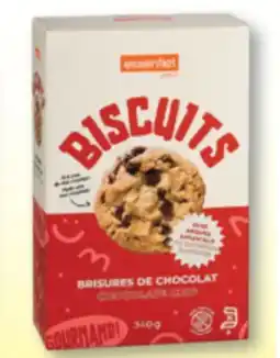 Familiprix ESSENTIEL SNACK Cookies, 340 g offer