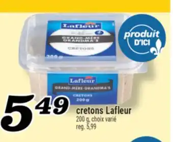 Marché Richelieu CRETONS LAFLEUR offer