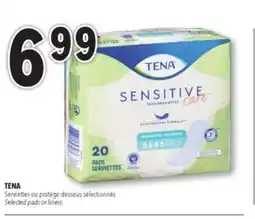 Familiprix TENA Selected pads or liners offer