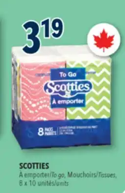 Familiprix SCOTTIES, Tissues, 8 x 10 units offer