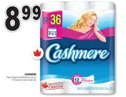 Familiprix CASHMERE Bathroom tissue, Triple rolls offer