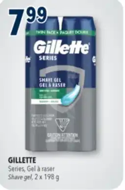 Familiprix GILLETTE Shave gel, 2 x 198 g offer