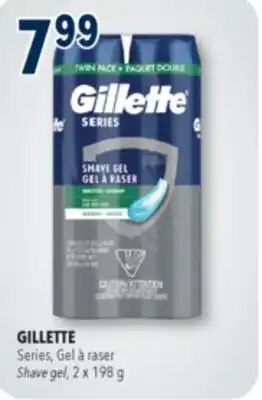Familiprix GILLETTE Shave gel, 2 x 198 g offer