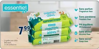 Familiprix Baby wipes 3 x 64 units offer