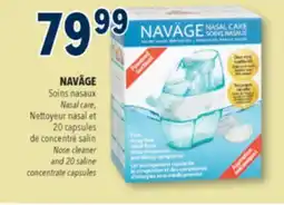 Familiprix NAVÄGE Nasal care, 20 capsules Nose cleaner and 20 saline offer