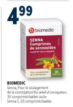 Familiprix BIOMEDIC For relief of constipation, 30 tablets or 20 tablets offer