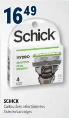 Familiprix SCHICK Selected cartridges offer