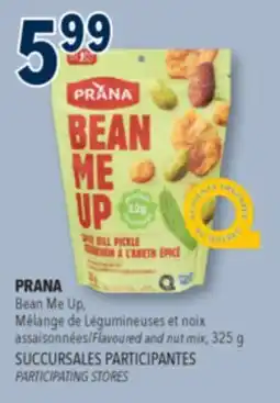 Familiprix PRANA, Bean Me Up, Flavoured and nut mix, 325 g offer