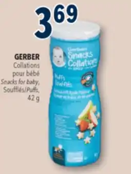 Familiprix GERBER Snacks for baby, Puffs offer