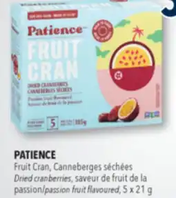 Familiprix PATIENCE Fruit Cran offer