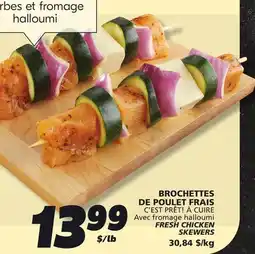 IGA C'EST PRÊT! À CUIRE FRESH CHICKEN SKEWERS offer