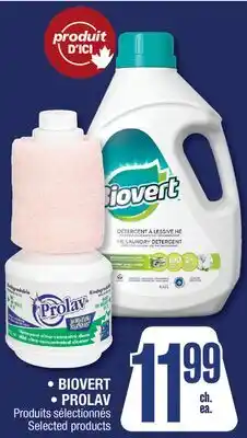Jean Coutu BIOVERT, PROLAV Selected products offer
