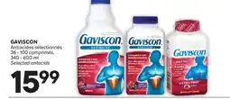 Brunet GAVISCON Antiacides sélectionnés 36 - 100 comprimés, 340 - 600 ml offer