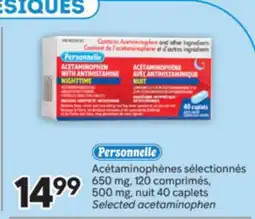 Brunet PERSONNELLE Acétaminophènes sélectionnés offer