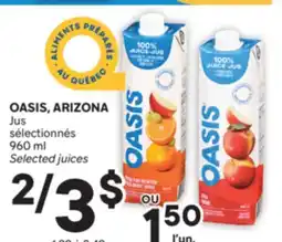 Brunet OASIS, ARIZONA Jus sélectionnés offer